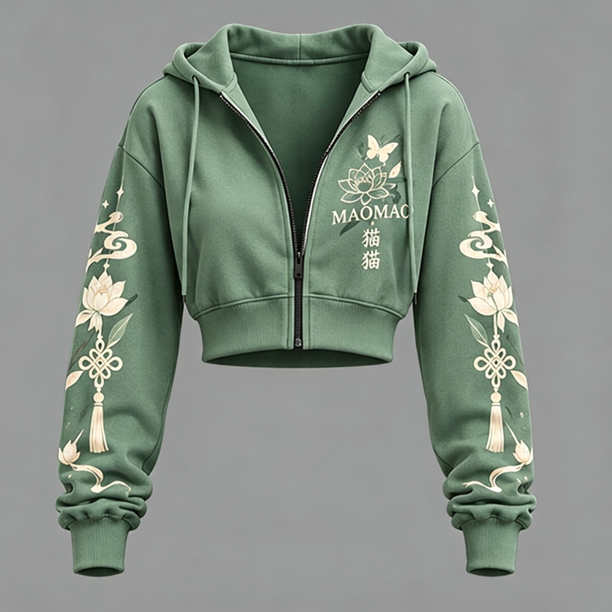 The Apothecary Diaries-Short zip-up sweatshirt set