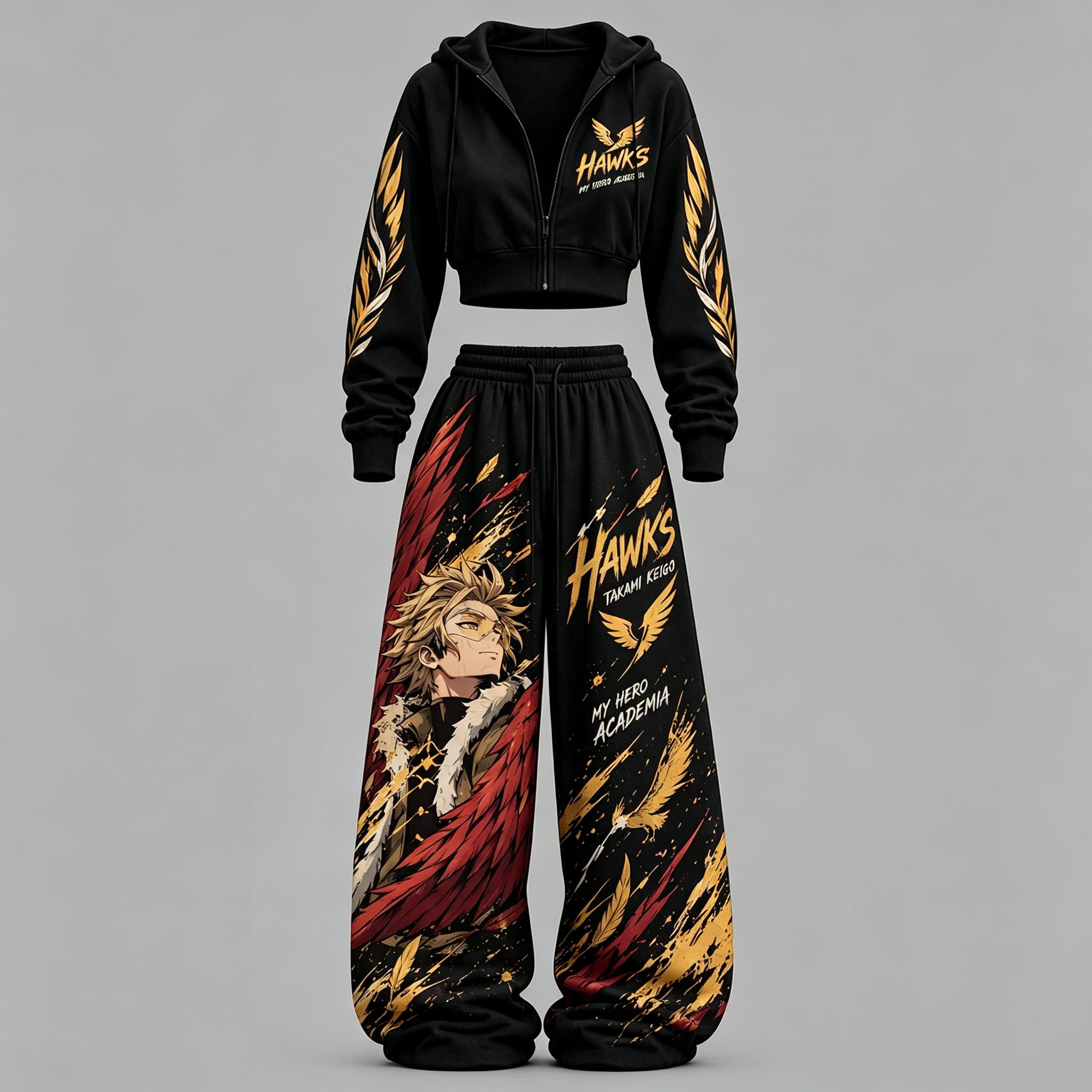 Dragon Ball-Short zip-up sweatshirt set