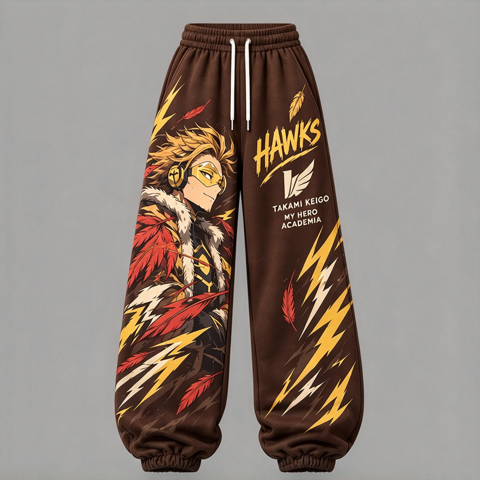 My Hero Academia Women's Cropped Long Sleeve Hoodie & High Waist Jogger Pants 2 Piece Tracksuit Set