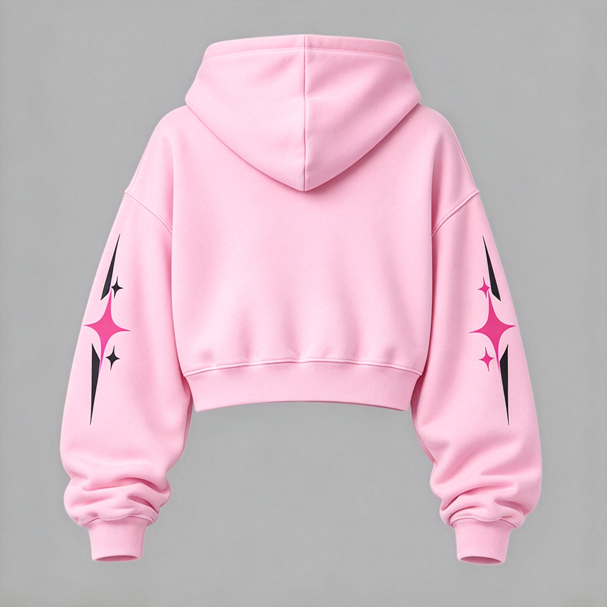 Dandadan Women's Cropped Long Sleeve Hoodie & High Waist Jogger Pants 2 Piece Tracksuit Set