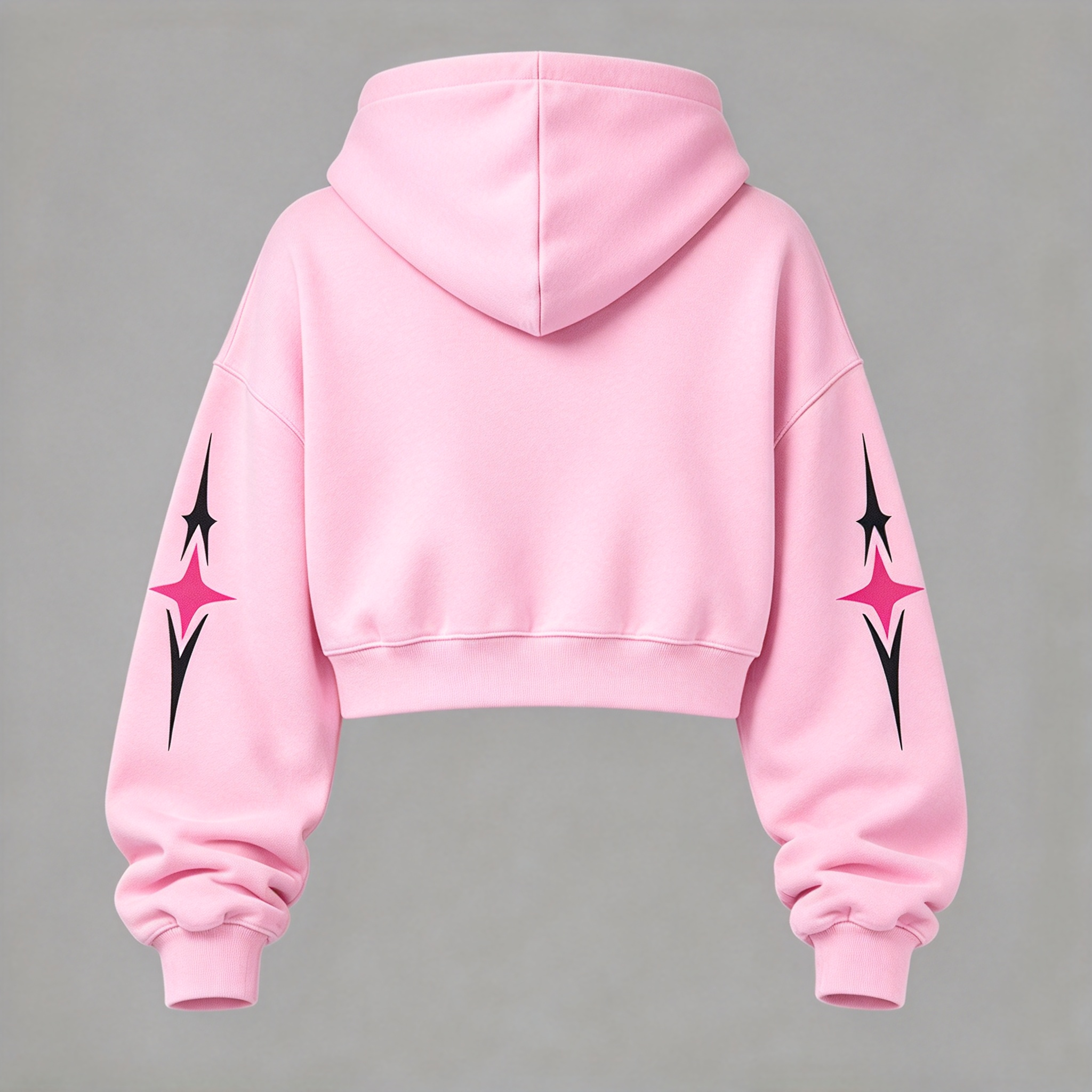 Dandadan Women's Cropped Long Sleeve Hoodie & High Waist Jogger Pants 2 Piece Tracksuit Set