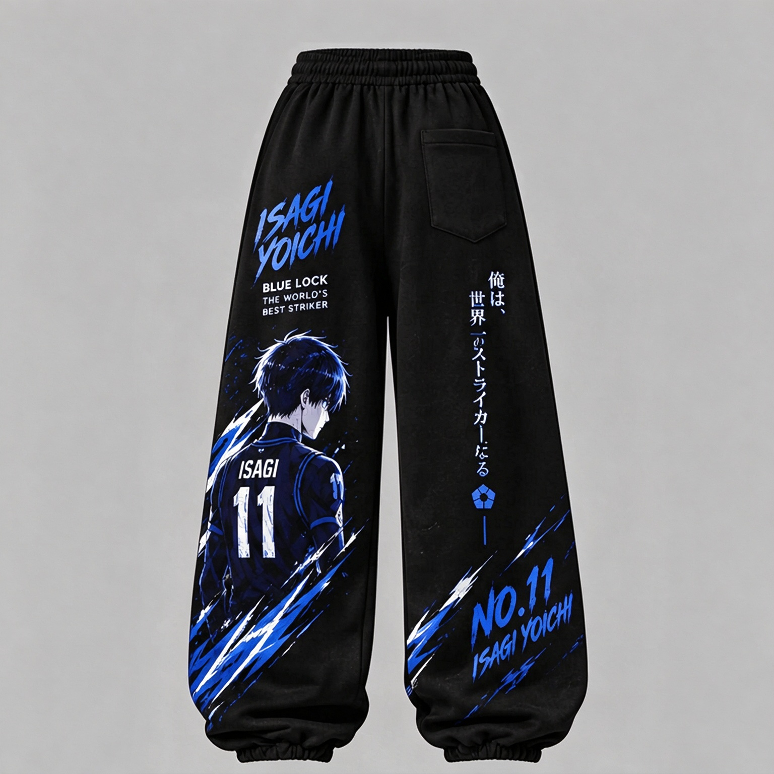 BLUE LOCK Women's Cropped Long Sleeve Hoodie & High Waist Jogger Pants 2 Piece Tracksuit Set