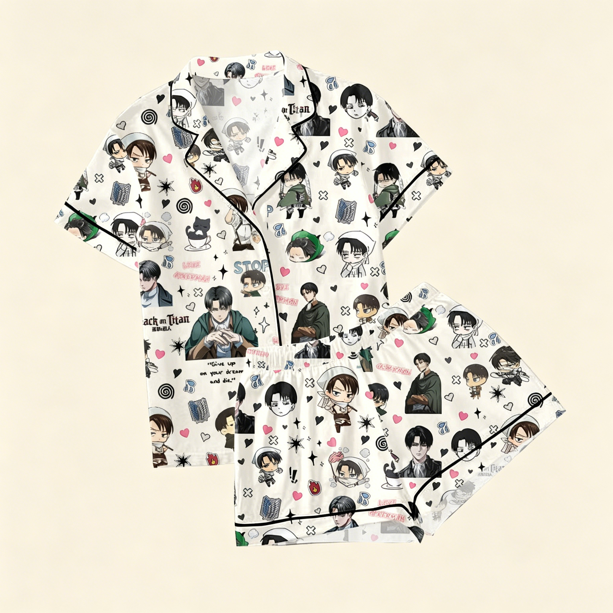 Levi Ackerman Attack on Titan Pajamas