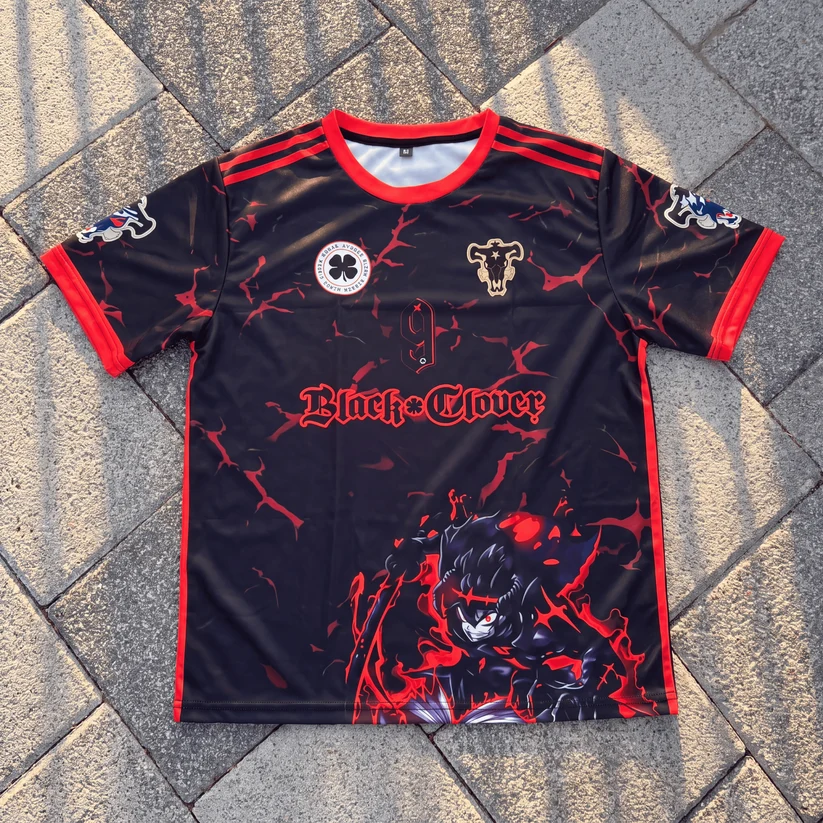 Black Clover Anime Football Jersey