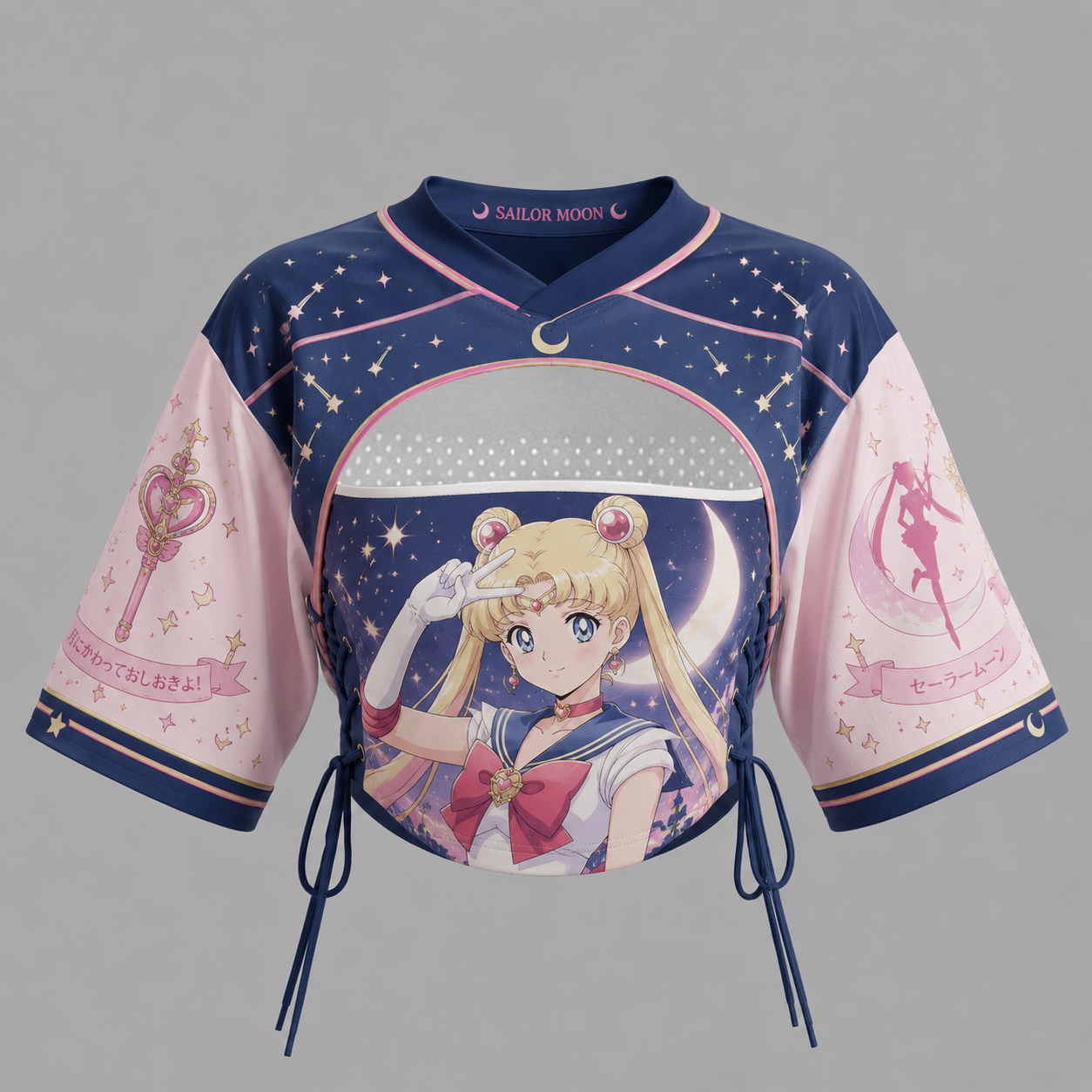 Sailor Moon Mesh Short-Sleeve Bandeau Set