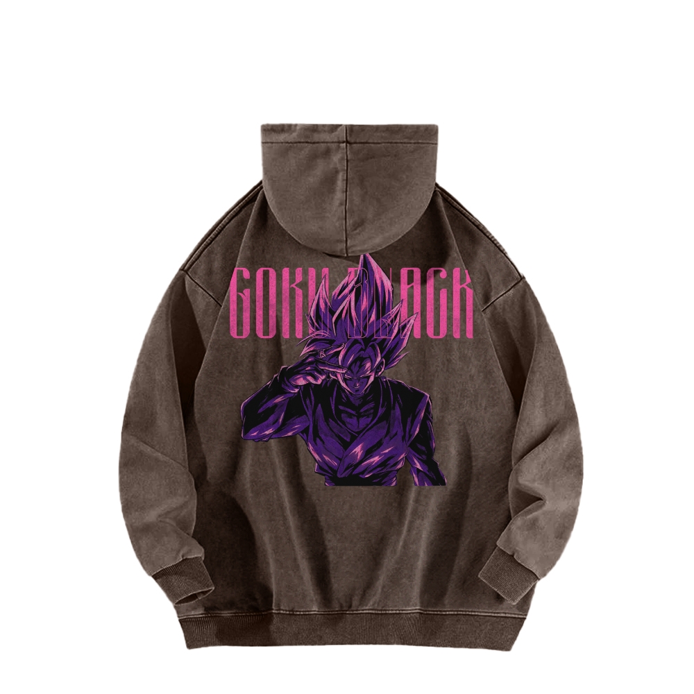 Goku Black Vintage Hoodie | Dragon Ball Super
