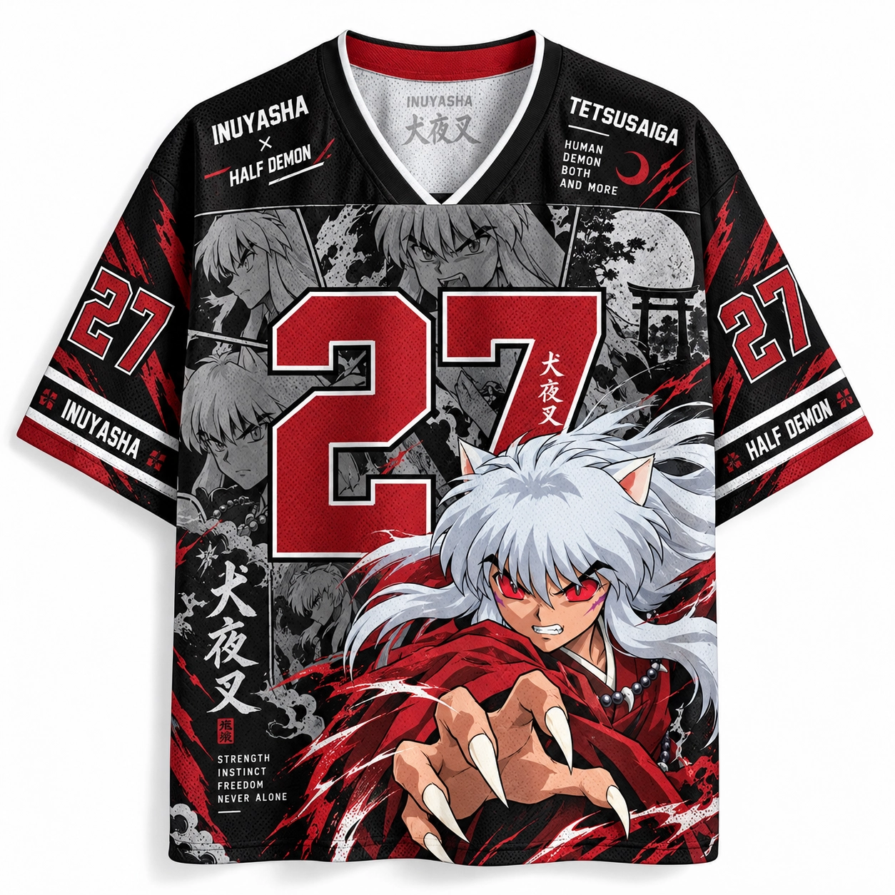 Inuyasha Anime Football Jersey