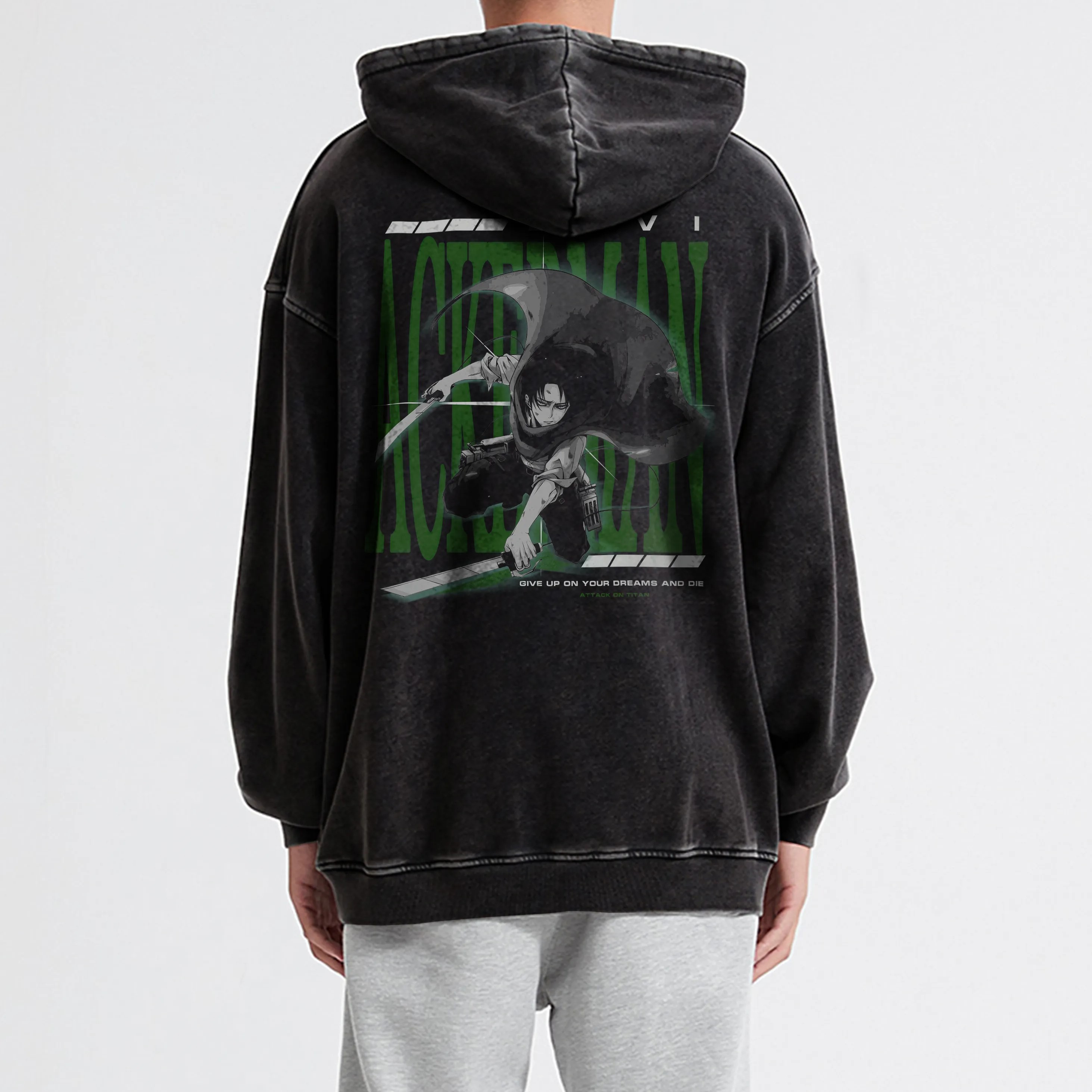 Levi Vintage Hoodie | Attack On Titan