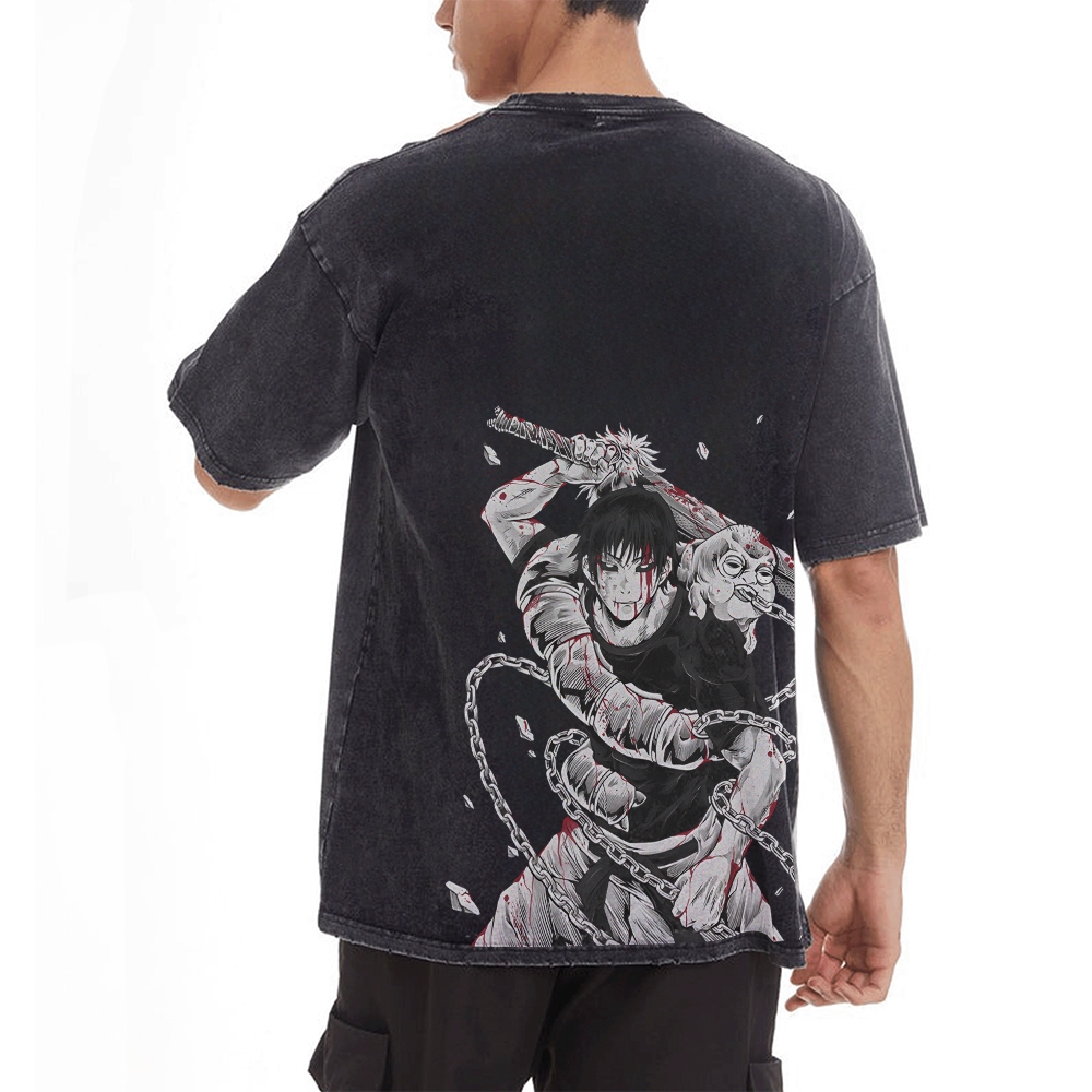 Fushiguro Toji VINTAGE OVERSIZED T-SHIRT | JUJUTSU KAISEN