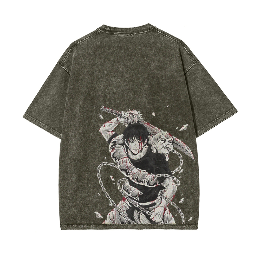 Fushiguro Toji VINTAGE OVERSIZED T-SHIRT | JUJUTSU KAISEN