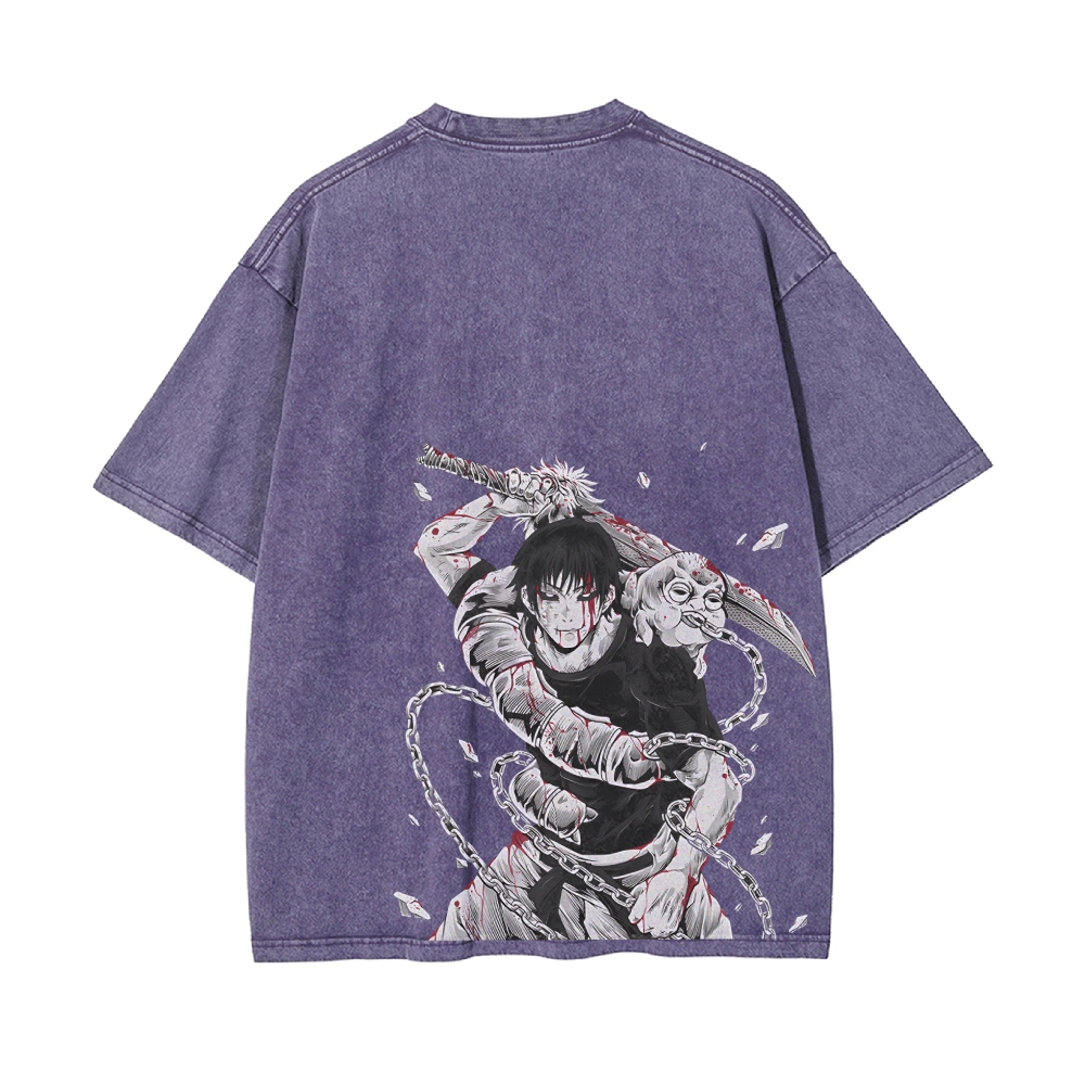 Fushiguro Toji VINTAGE OVERSIZED T-SHIRT | JUJUTSU KAISEN