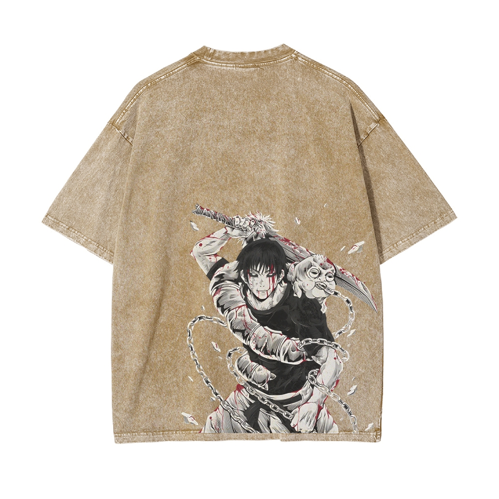Fushiguro Toji VINTAGE OVERSIZED T-SHIRT | JUJUTSU KAISEN