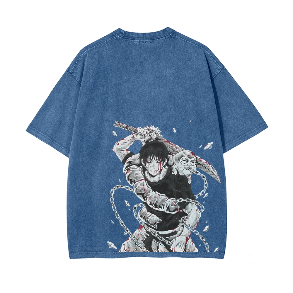 Fushiguro Toji VINTAGE OVERSIZED T-SHIRT | JUJUTSU KAISEN