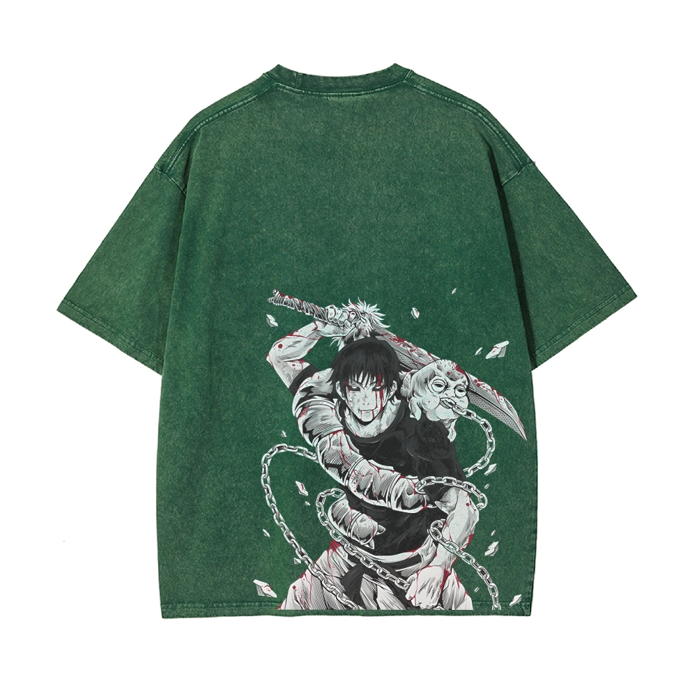 Fushiguro Toji VINTAGE OVERSIZED T-SHIRT | JUJUTSU KAISEN