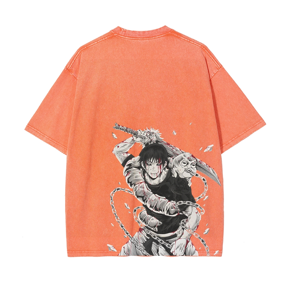 Fushiguro Toji VINTAGE OVERSIZED T-SHIRT | JUJUTSU KAISEN