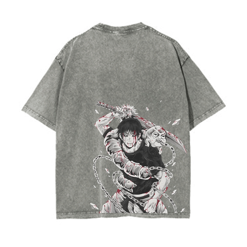 Fushiguro Toji VINTAGE OVERSIZED T-SHIRT | JUJUTSU KAISEN
