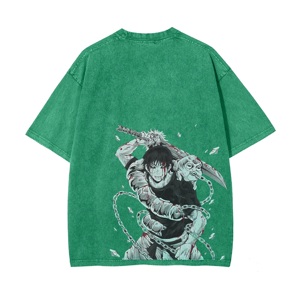 Fushiguro Toji VINTAGE OVERSIZED T-SHIRT | JUJUTSU KAISEN