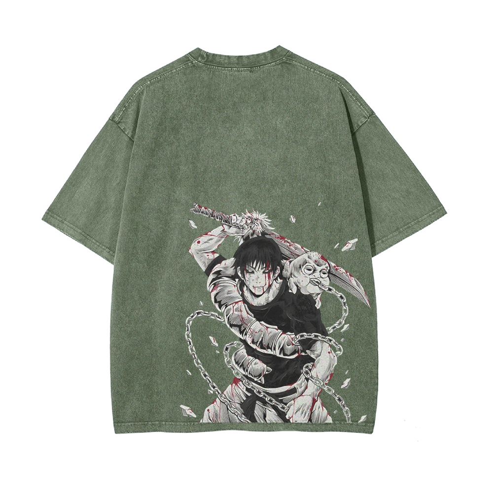 Fushiguro Toji VINTAGE OVERSIZED T-SHIRT | JUJUTSU KAISEN