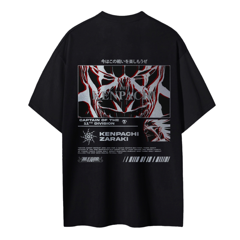 Kenpachi Zaraki Bleach T-shirt | T-TYBW
