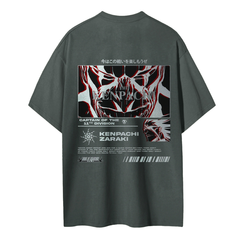 Kenpachi Zaraki Bleach T-shirt | T-TYBW