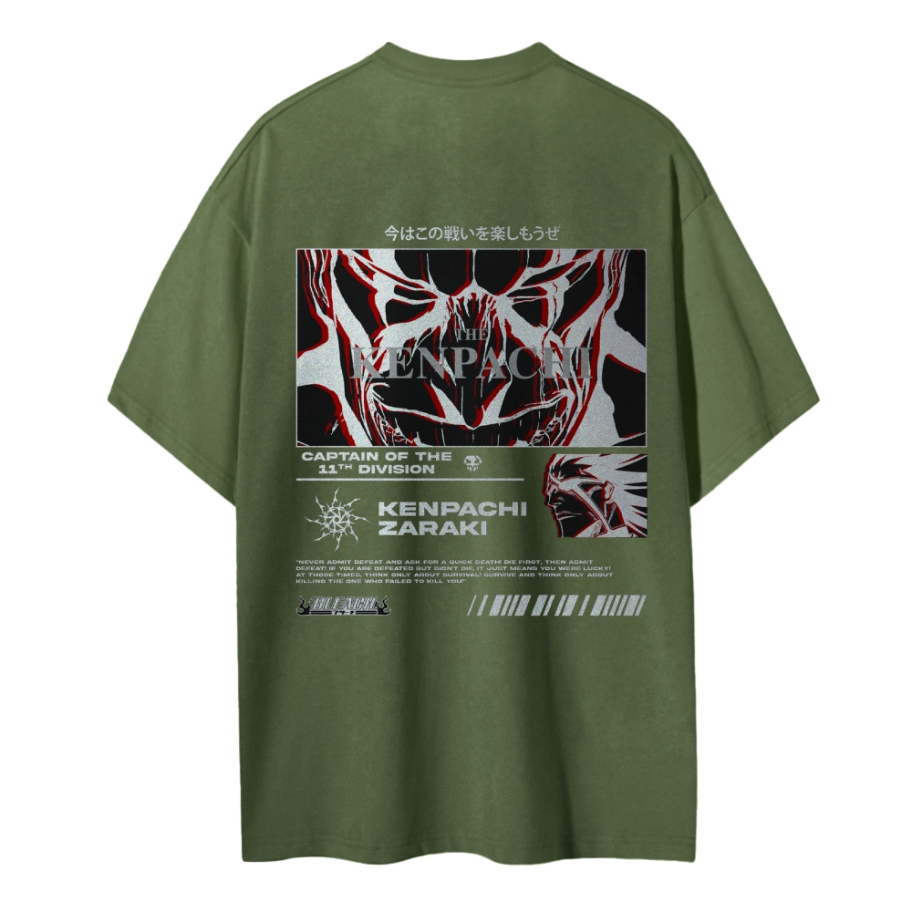 Kenpachi Zaraki Bleach T-shirt | T-TYBW