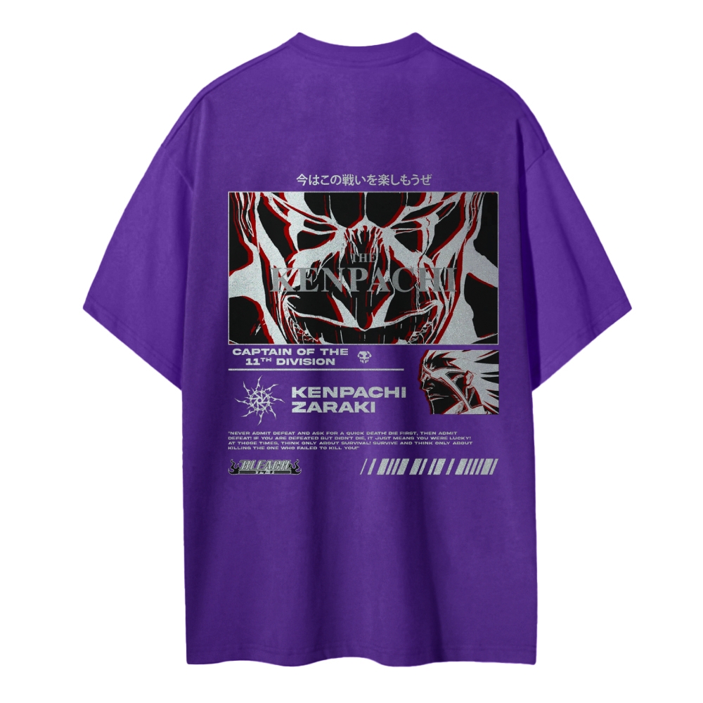 Kenpachi Zaraki Bleach T-shirt | T-TYBW