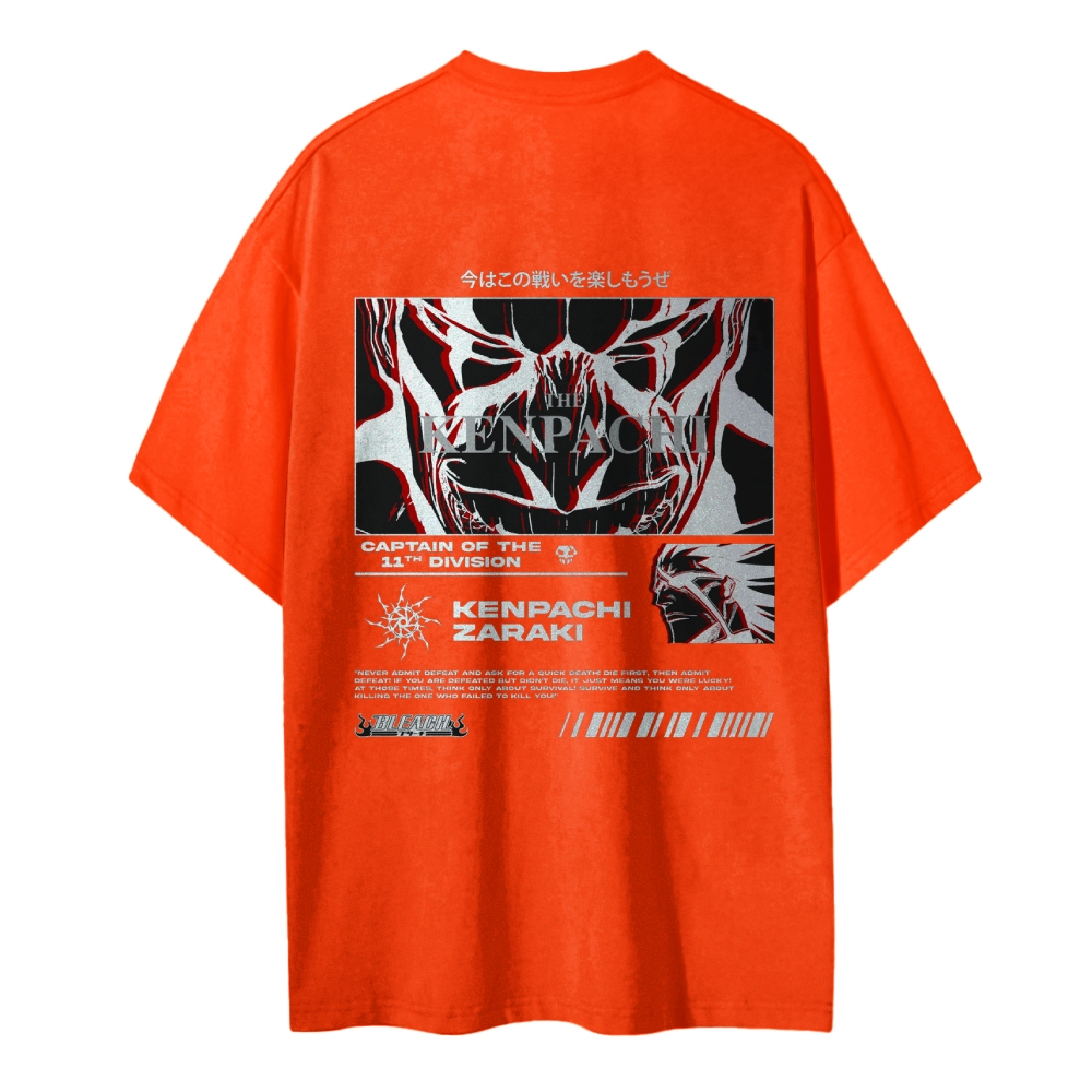 Kenpachi Zaraki Bleach T-shirt | T-TYBW