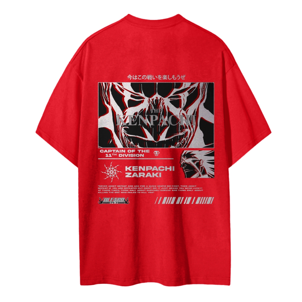 Kenpachi Zaraki Bleach T-shirt | T-TYBW