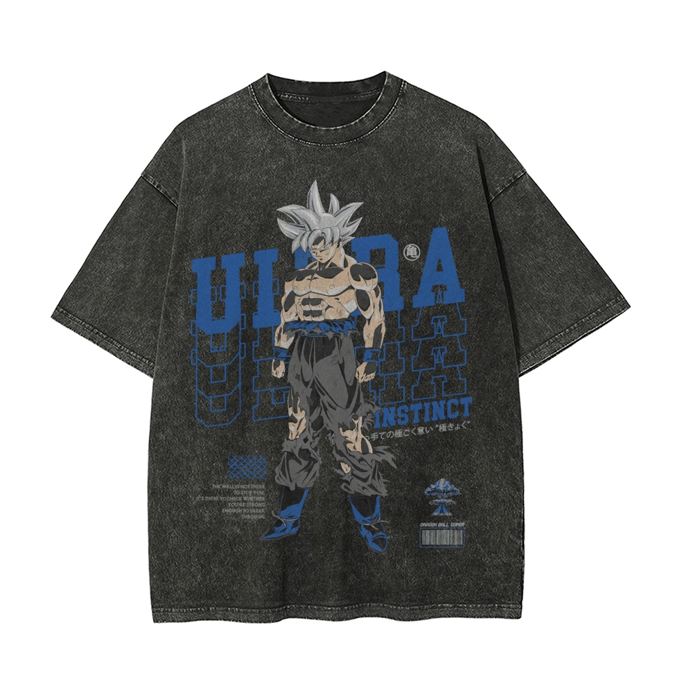 Goku Ultra Vintage Oversized T-Shirt | Dragon Ball Super