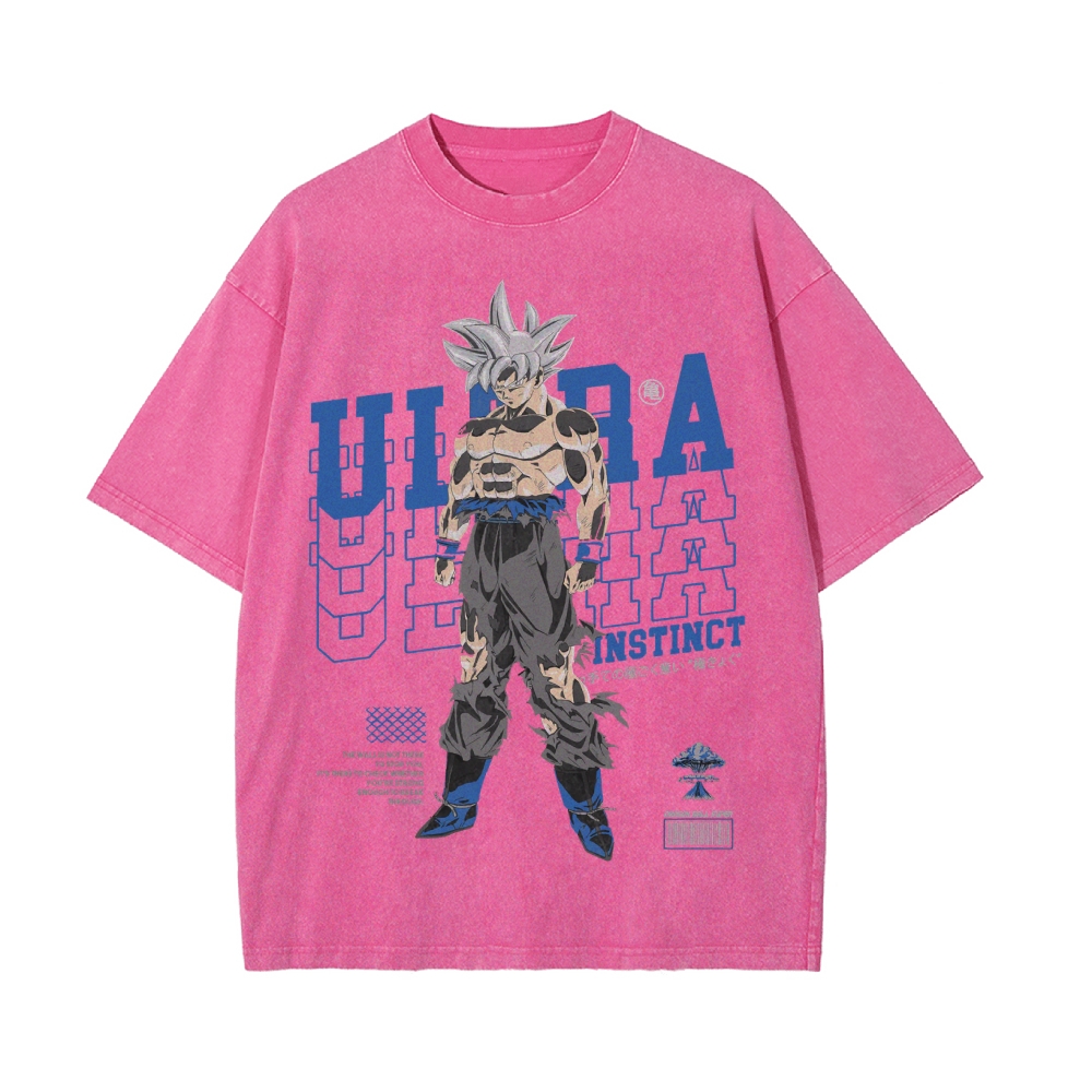 Goku Ultra Vintage Oversized T-Shirt | Dragon Ball Super