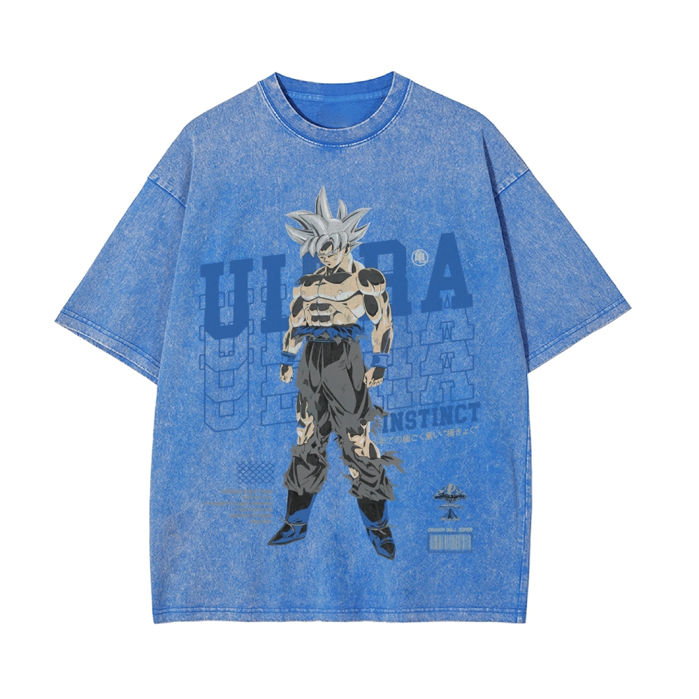 Goku Ultra Vintage Oversized T-Shirt | Dragon Ball Super
