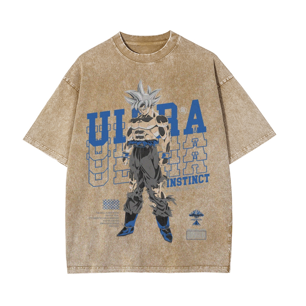 Goku Ultra Vintage Oversized T-Shirt | Dragon Ball Super