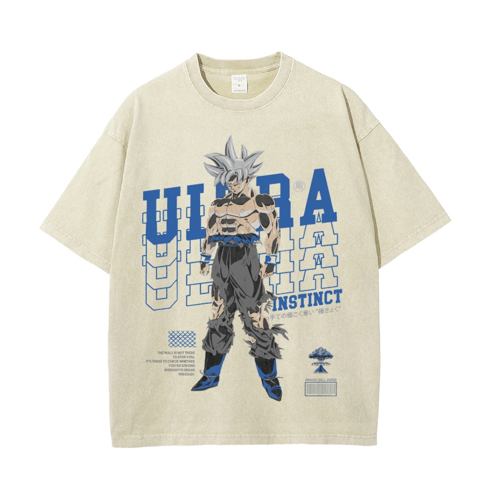 Goku Ultra Vintage Oversized T-Shirt | Dragon Ball Super