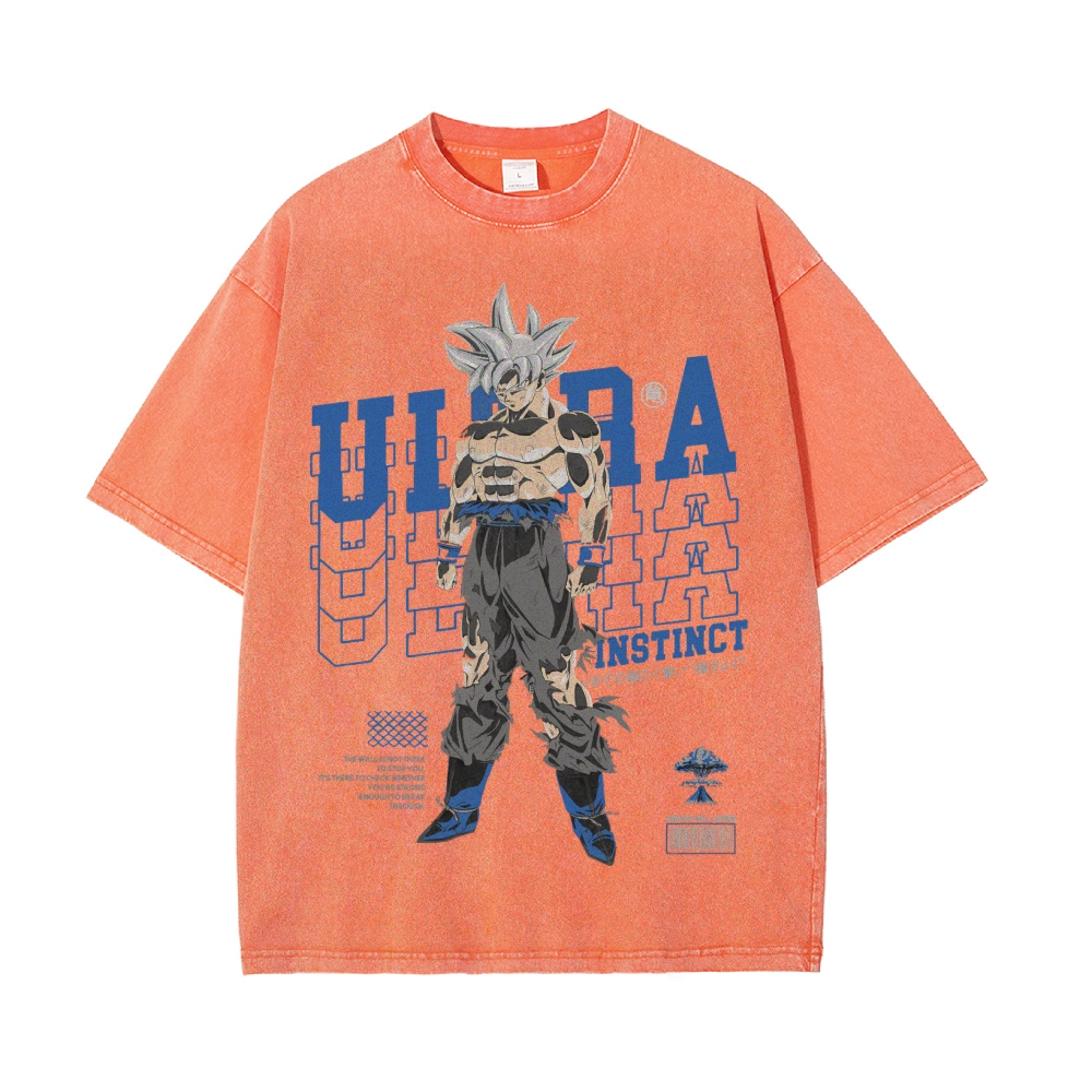 Goku Ultra Vintage Oversized T-Shirt | Dragon Ball Super
