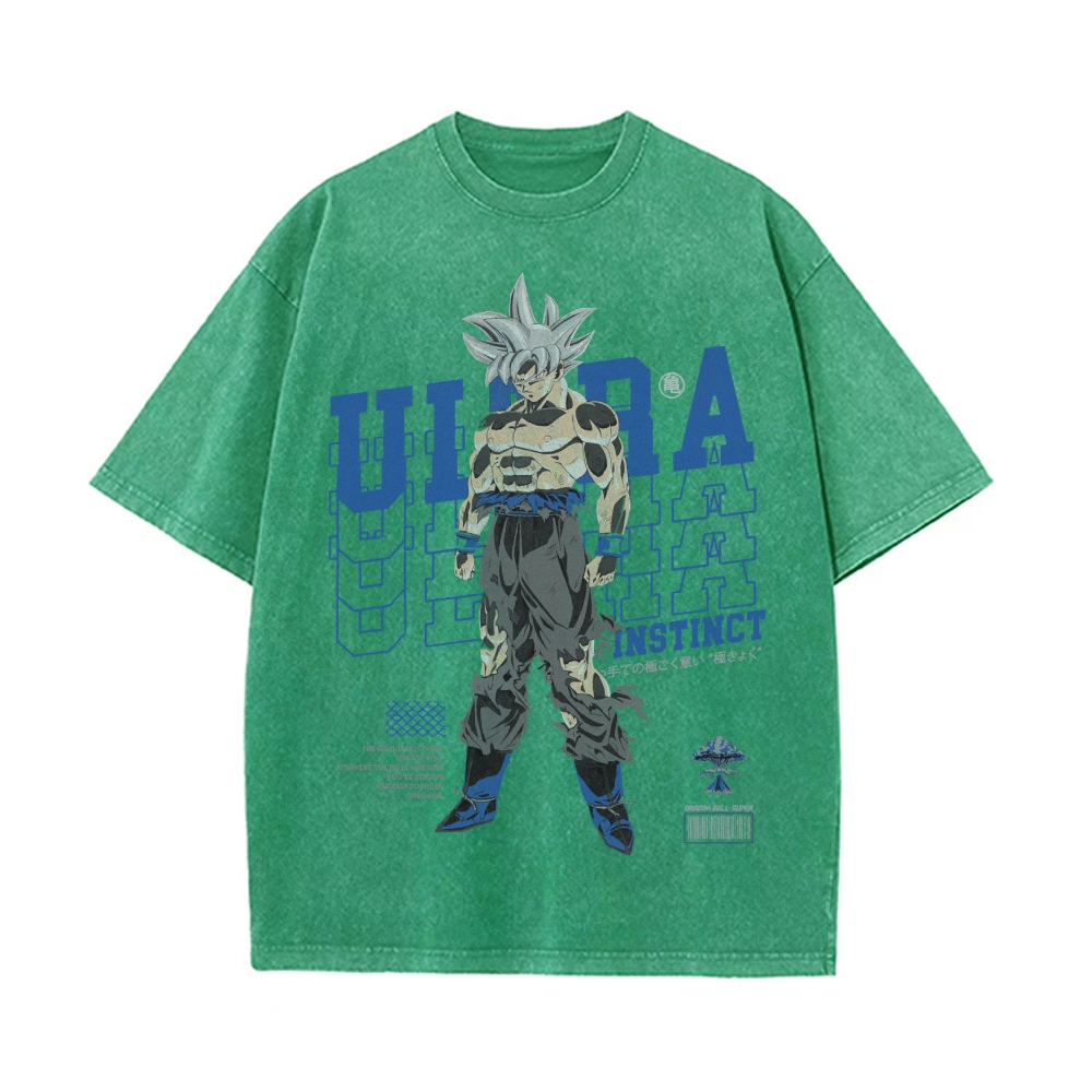 Goku Ultra Vintage Oversized T-Shirt | Dragon Ball Super