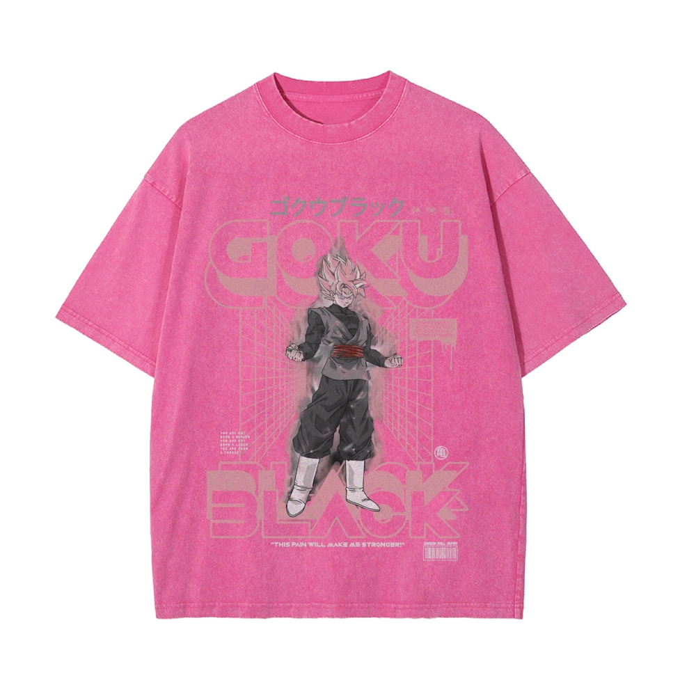 Goku Black Vintage Oversized T-Shirt | Dragon Ball Super