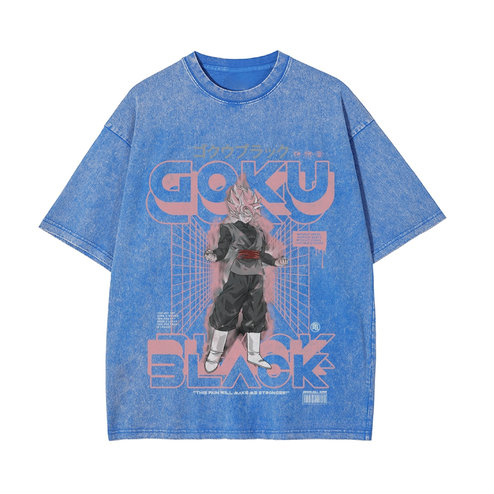 Goku Black Vintage Oversized T-Shirt | Dragon Ball Super