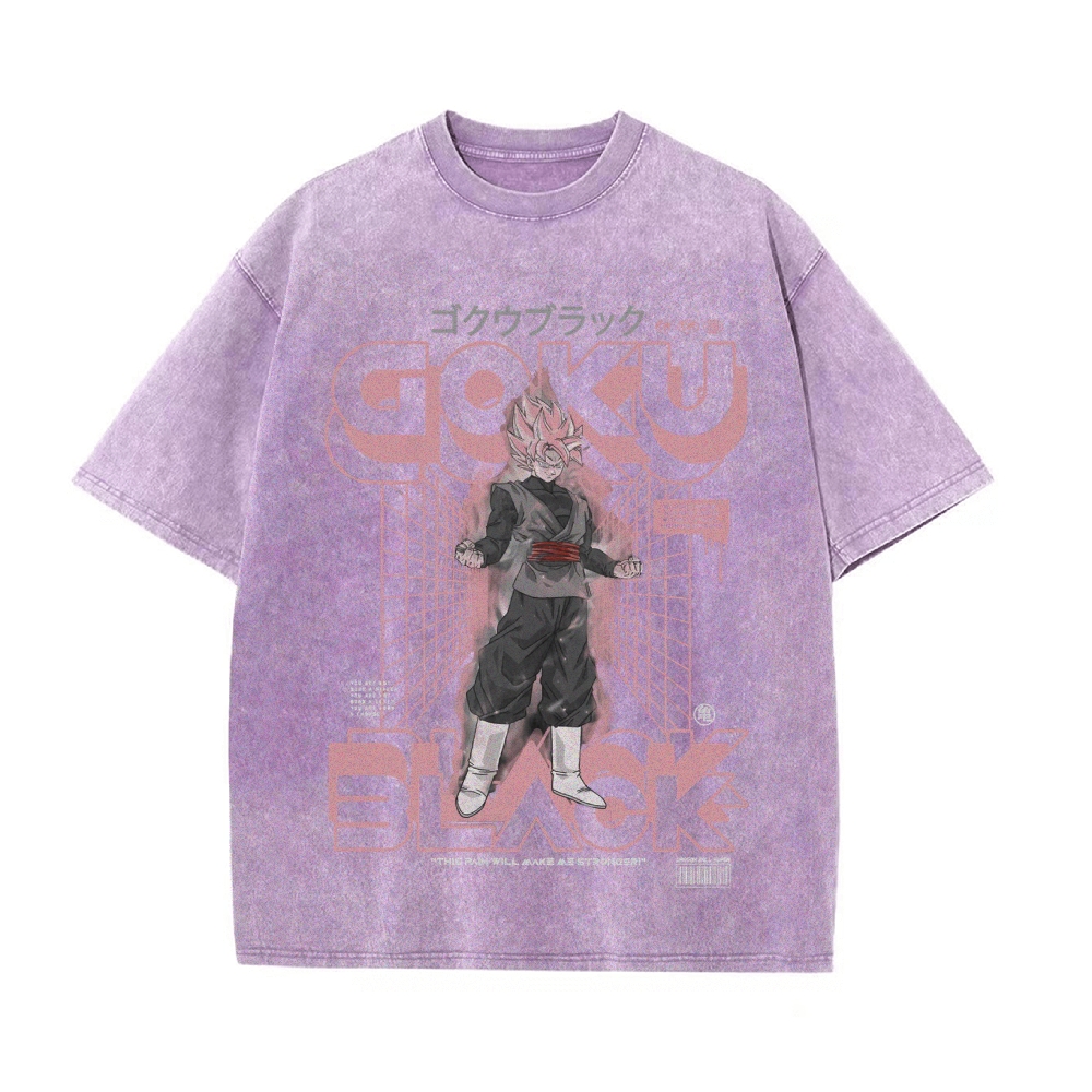 Goku Black Vintage Oversized T-Shirt | Dragon Ball Super
