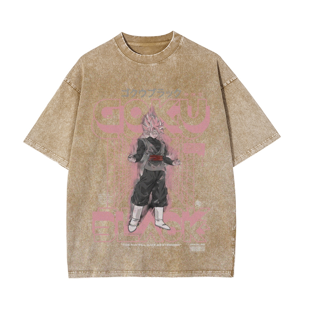 Goku Black Vintage Oversized T-Shirt | Dragon Ball Super