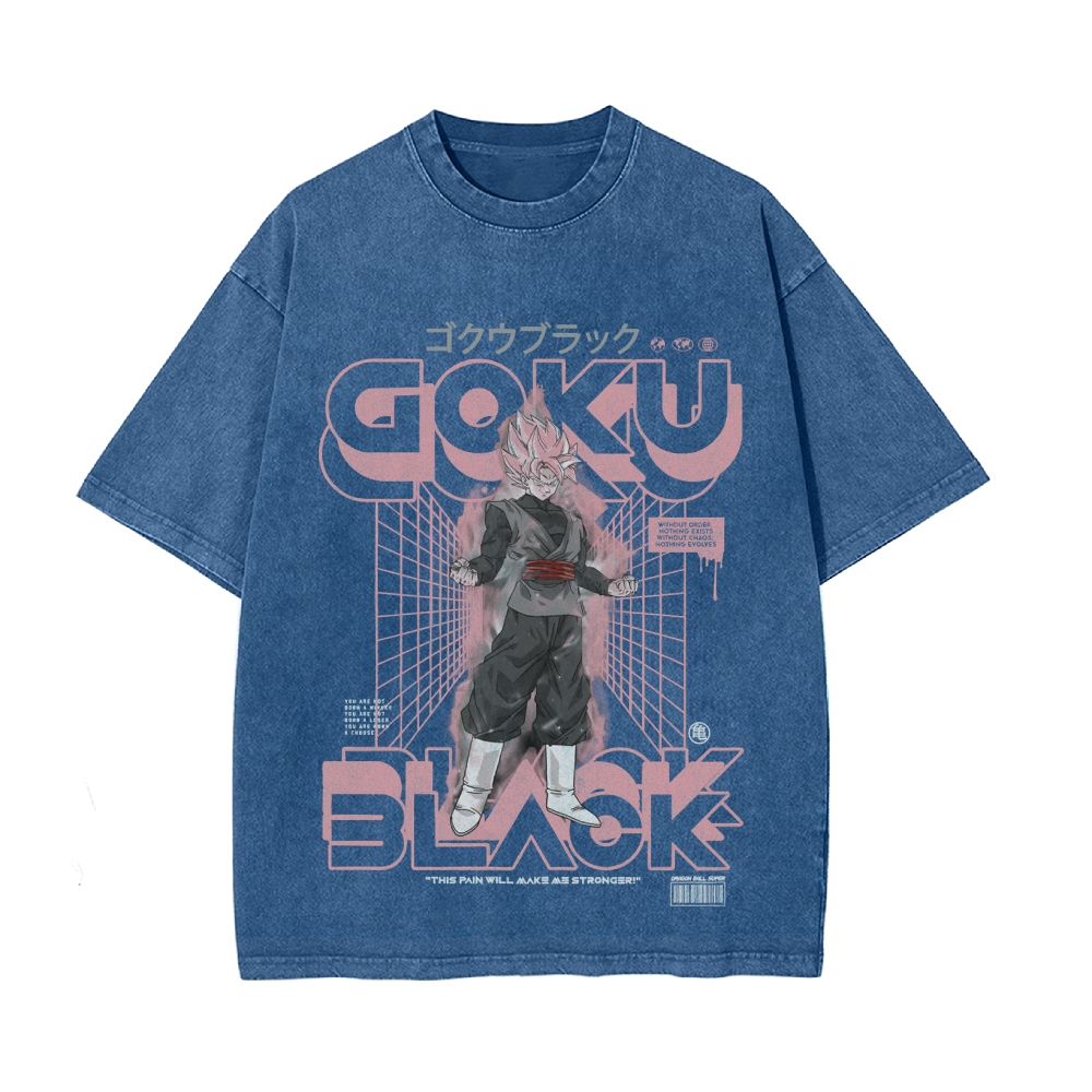 Goku Black Vintage Oversized T-Shirt | Dragon Ball Super