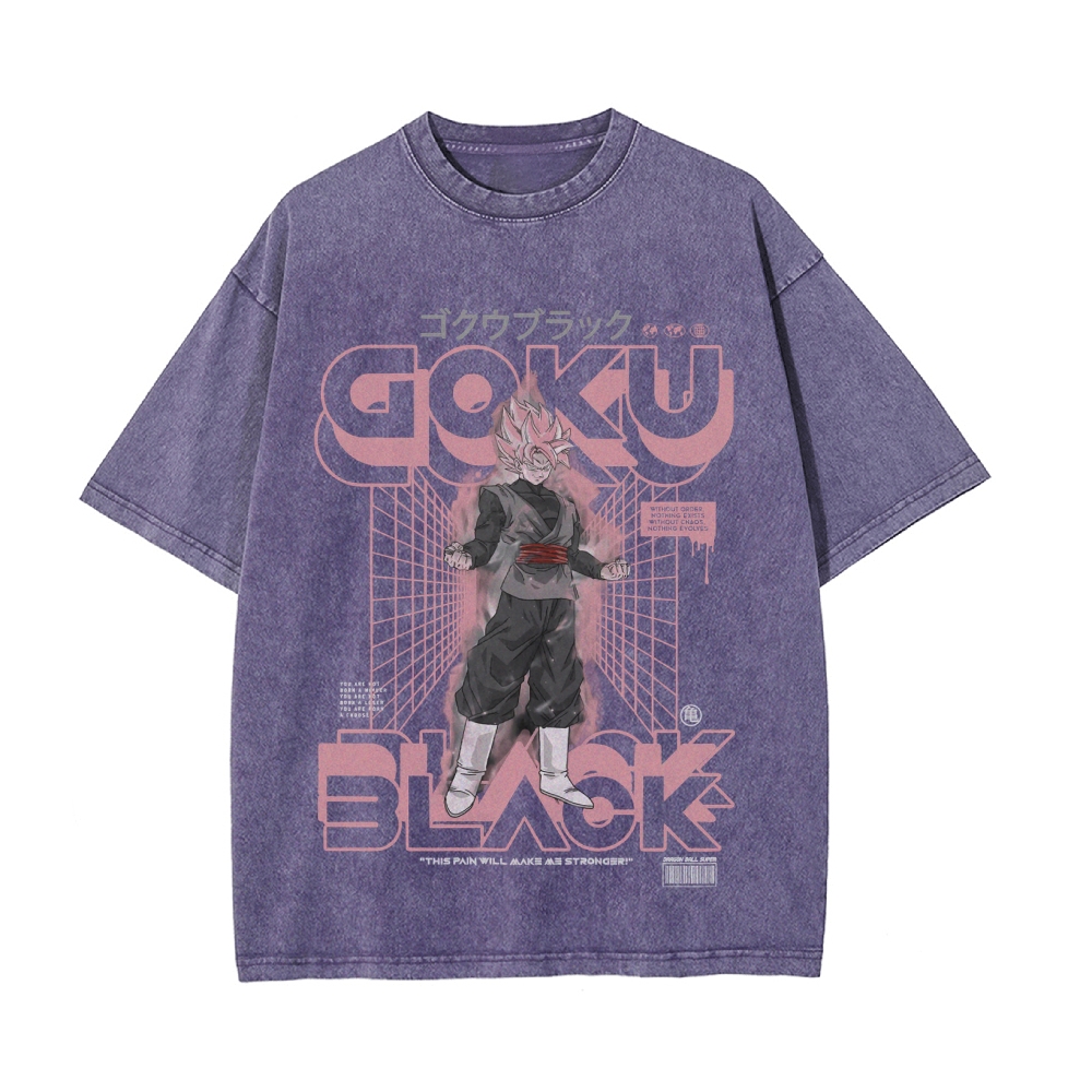 Goku Black Vintage Oversized T-Shirt | Dragon Ball Super