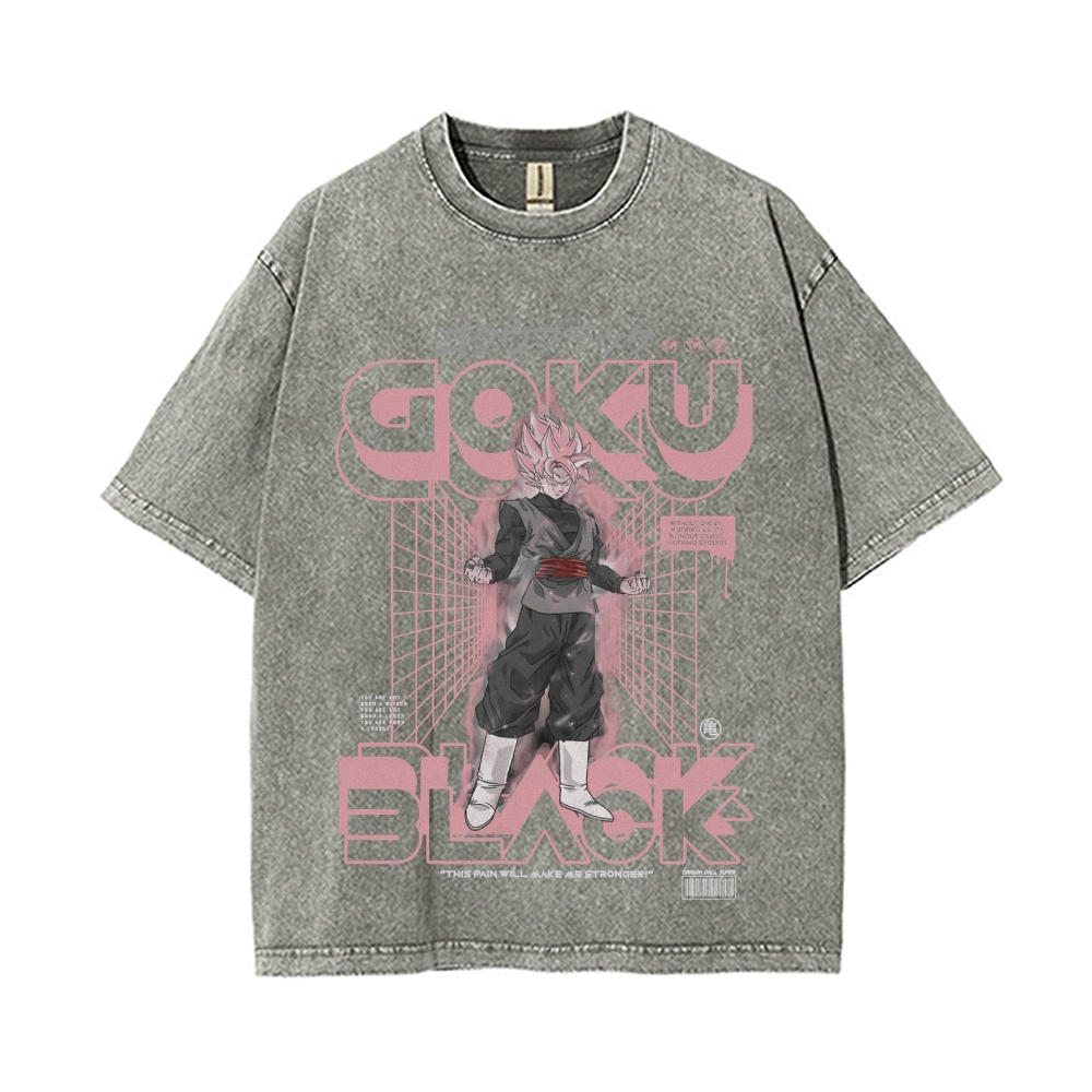 Goku Black Vintage Oversized T-Shirt | Dragon Ball Super