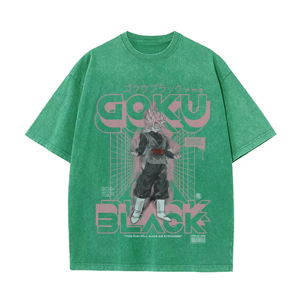Goku Black Vintage Oversized T-Shirt | Dragon Ball Super