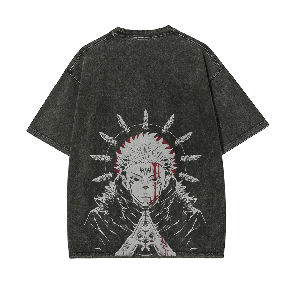 Sukuna Vintage T-Shirt | Jujutsu Kaisen