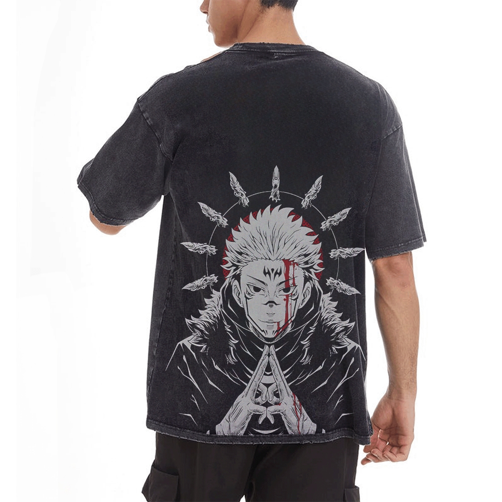 Sukuna Vintage T-Shirt | Jujutsu Kaisen