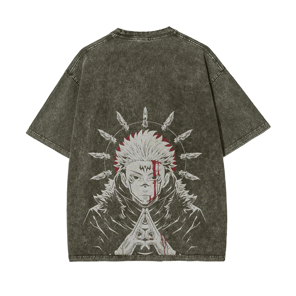 Sukuna Vintage T-Shirt | Jujutsu Kaisen