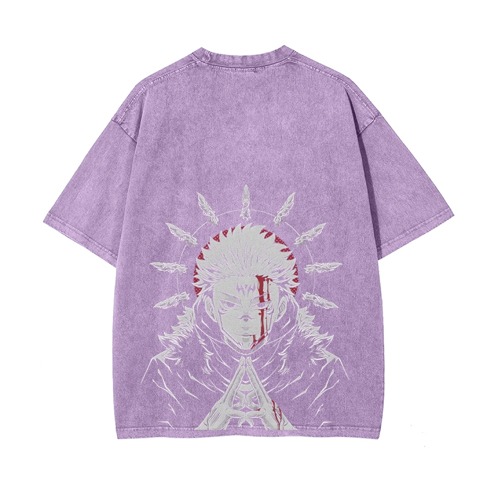 Sukuna Vintage T-Shirt | Jujutsu Kaisen