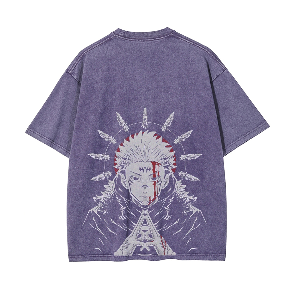Sukuna Vintage T-Shirt | Jujutsu Kaisen
