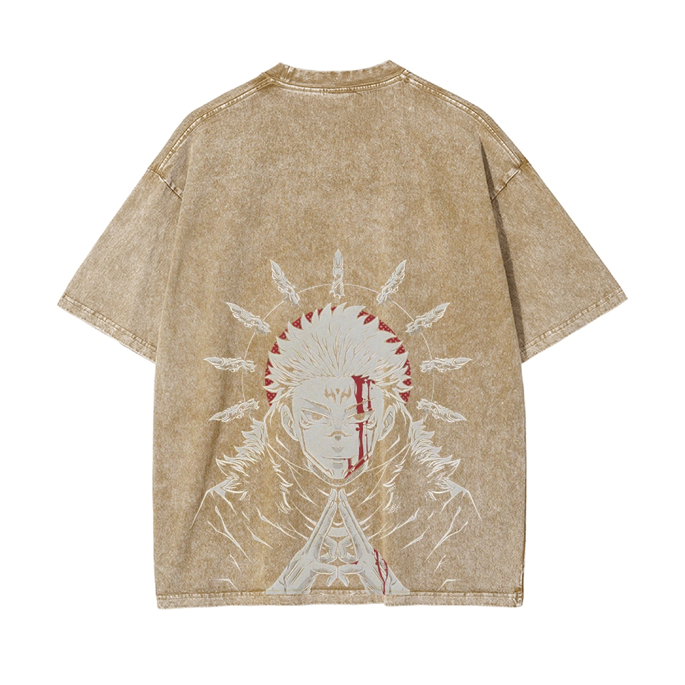 Sukuna Vintage T-Shirt | Jujutsu Kaisen