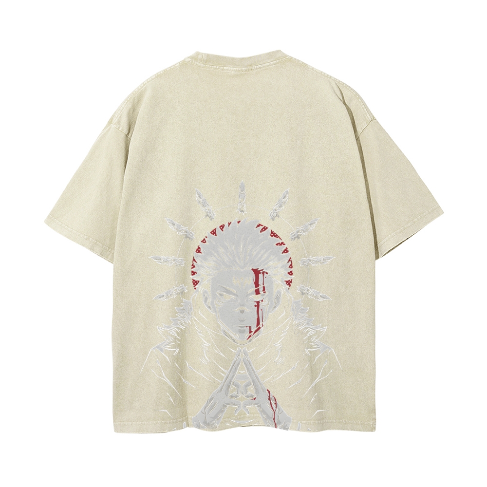 Sukuna Vintage T-Shirt | Jujutsu Kaisen